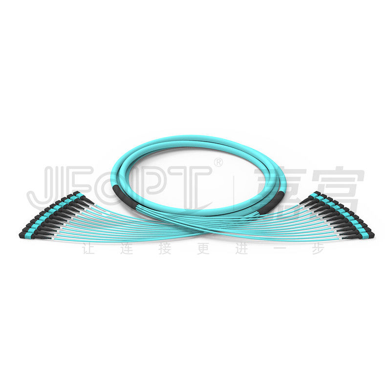 288 Kabel OFNR OFNP MPO PC Faser-Optikstamm der Kern-12 der Untereinheits-OM3-300 Mpo in mehreren Betriebsarten