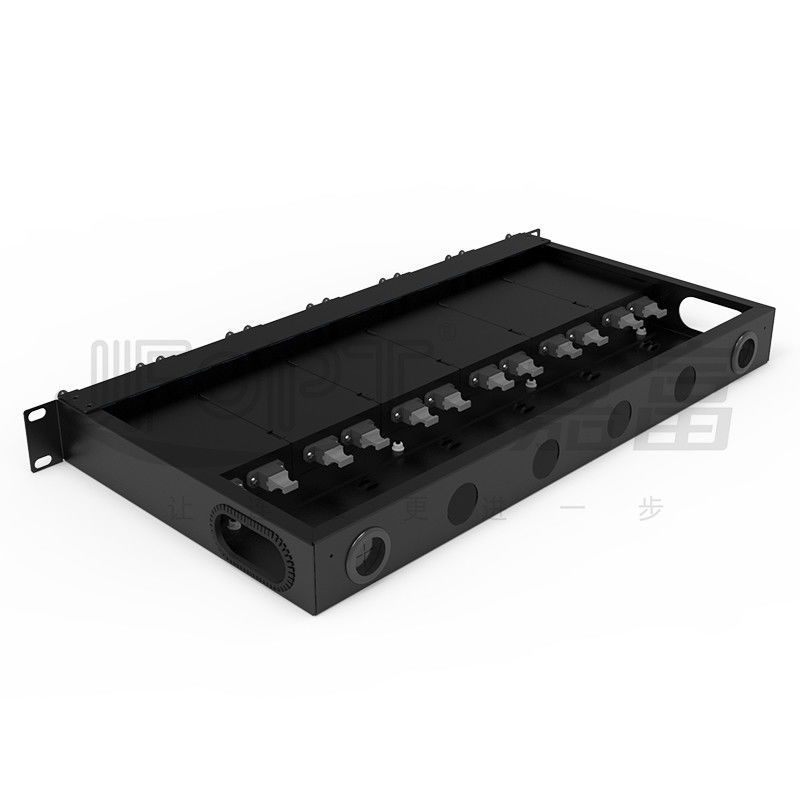 Standard-Schalttafel der Faser-1U Kerne 19 Zoll-144 mit Kassetten 6PCS MPO-LC 24F MPO
