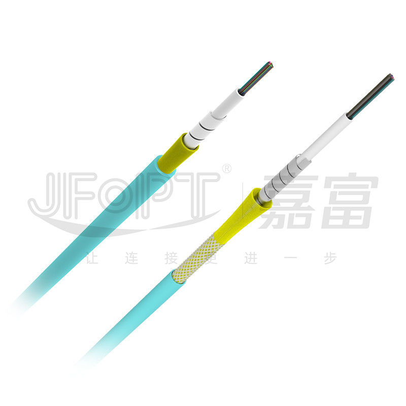 MPO gepanzerte Fasern gepanzerter Mini Cable OM3 OM4 OM5 des Stamm-Kabel-12