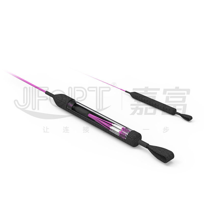 Gepanzerter InnenLichtwellenleiter-gepanzertes Verbindungskabel 3.0mm MPO MTP 3.5mm 4.0mm