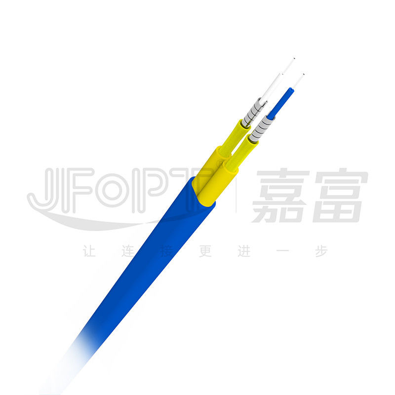 Gepanzertes Vorkabel Dual Core-Lichtwellenleiter-3.0mm gepanzert mit gewundenem Rohr