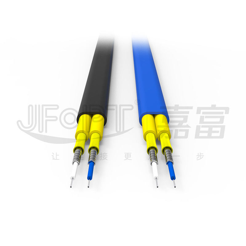 Gepanzertes Vorkabel Dual Core-Lichtwellenleiter-3.0mm gepanzert mit gewundenem Rohr