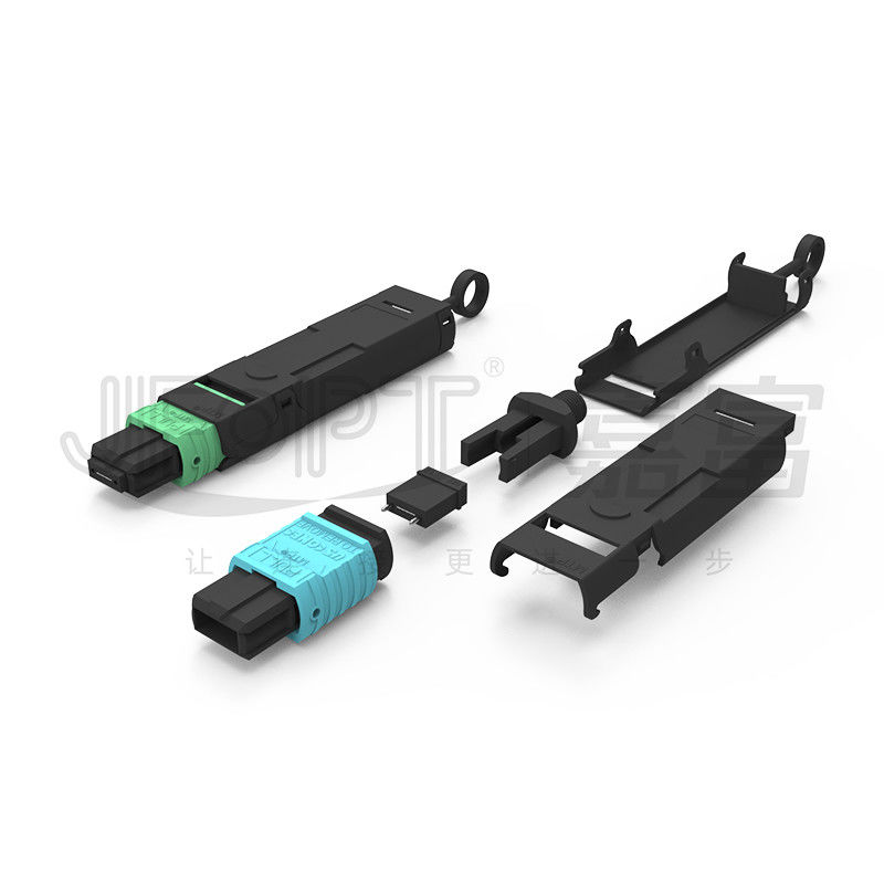 Des Monomode--MTP Kanal-Faser-Optikloopback-Adapter Flecken-des Kabel-12 des Kern-6