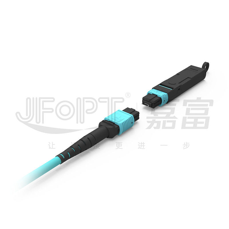 Des Monomode--MTP Kanal-Faser-Optikloopback-Adapter Flecken-des Kabel-12 des Kern-6