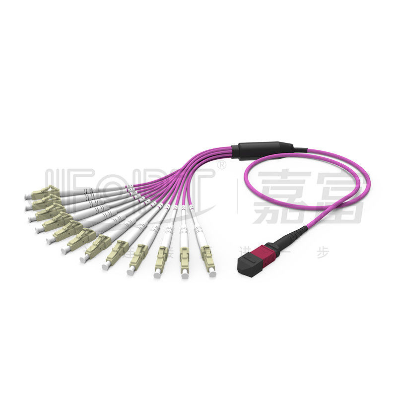 MPO-LC 3,0 Mini-MPO Faser-Verbindungskabel des Ausbruch-Kabel-2.0mm der Niederlassungs-MPO