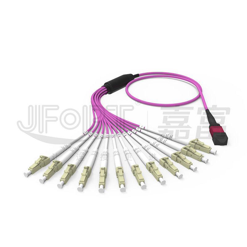 MPO-LC 3,0 Mini-MPO Faser-Verbindungskabel des Ausbruch-Kabel-2.0mm der Niederlassungs-MPO