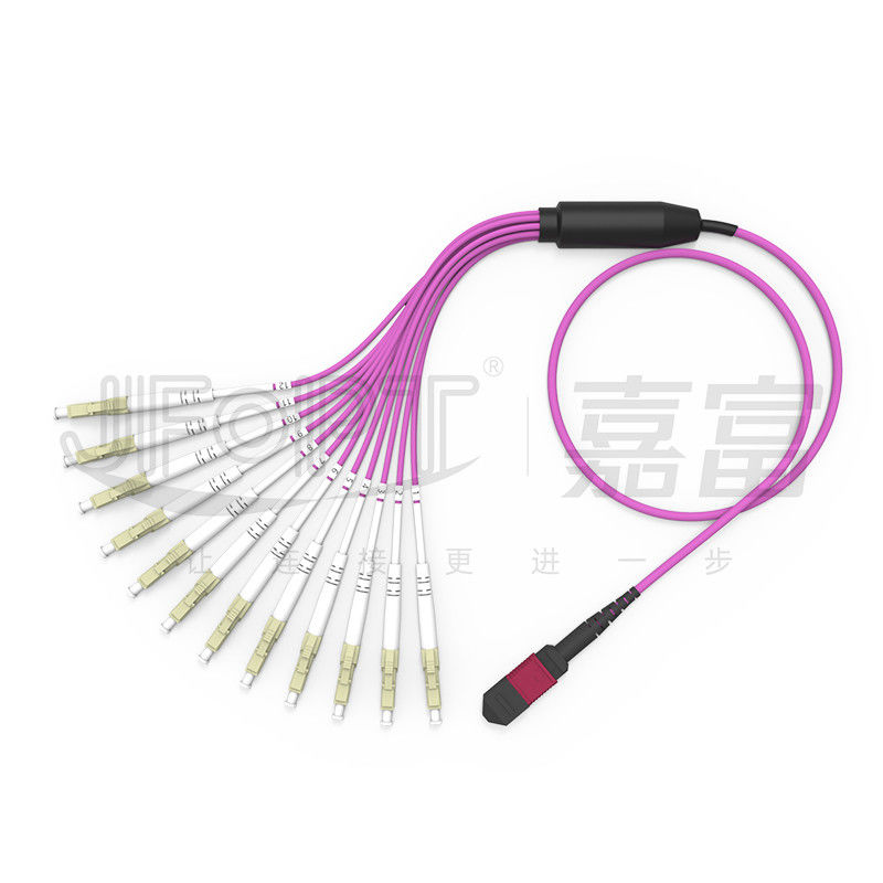 MPO-LC 3,0 Mini-MPO Faser-Verbindungskabel des Ausbruch-Kabel-2.0mm der Niederlassungs-MPO
