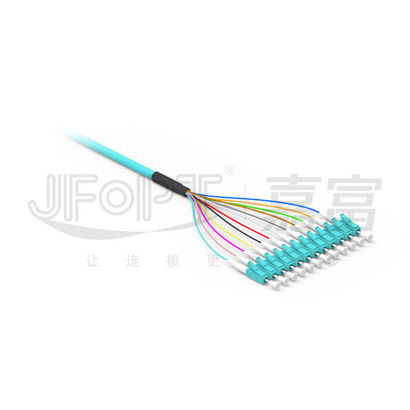 LC/UPC-LC/UPC Patch Cord 12-96 Kerne G652D/G657A1/G657A2 eng buffert mit Zieh-Auge-Kit