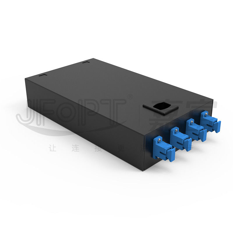 SC/LC/FC/ST 4-Kern-Lach-Typ Glasfaser-Termination Box mit niedrigem Verlust Telekommunikationsgrad