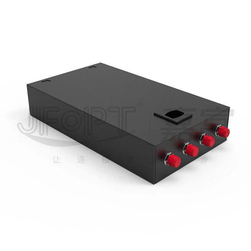 SC/LC/FC/ST 4-Kern-Lach-Typ Glasfaser-Termination Box mit niedrigem Verlust Telekommunikationsgrad