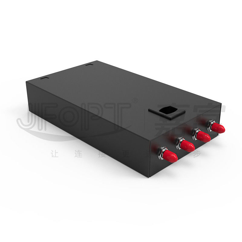SC/LC/FC/ST 4-Kern-Lach-Typ Glasfaser-Termination Box mit niedrigem Verlust Telekommunikationsgrad