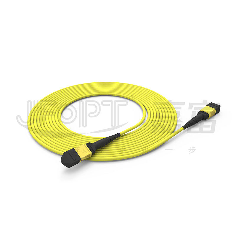 12 Kerne MPO Trunk Kabel LSZH 2,0 mm/3,0 mm Niedrigverlust Einzelrohr Mini Kabel MPO Patch Cord