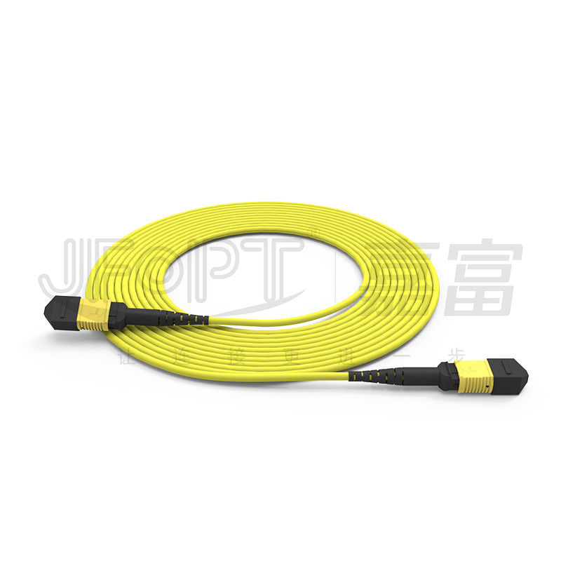 12 Kerne MPO Trunk Kabel LSZH 2,0 mm/3,0 mm Niedrigverlust Einzelrohr Mini Kabel MPO Patch Cord