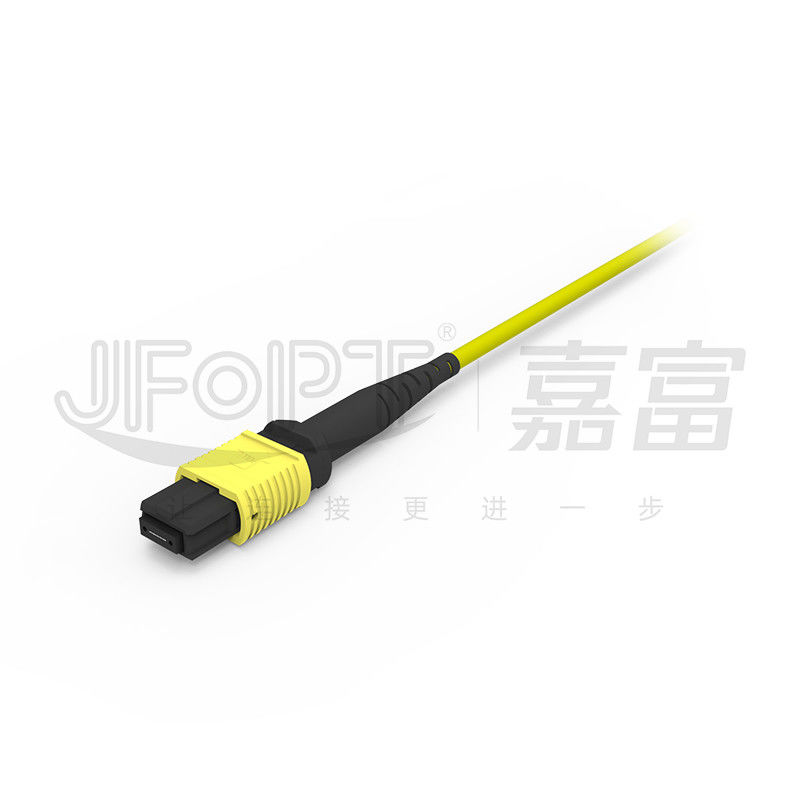 12 Kerne MPO Trunk Kabel LSZH 2,0 mm/3,0 mm Niedrigverlust Einzelrohr Mini Kabel MPO Patch Cord