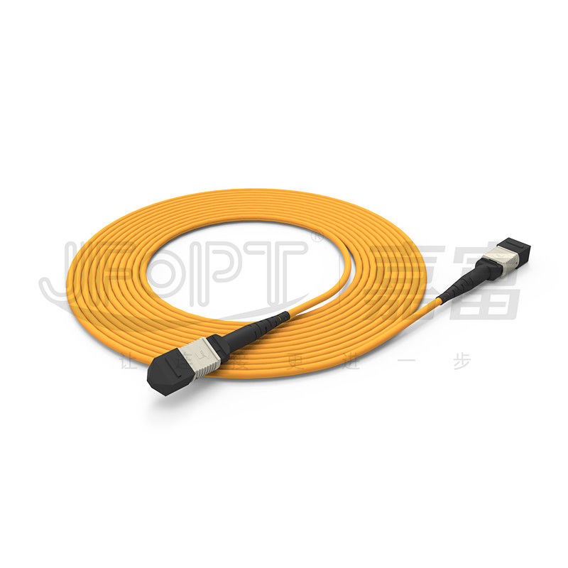 850nm Multimode Low Loss Ferrule MPO Trunk Cable Mehrkern-Fiberoptik-Patch Cord