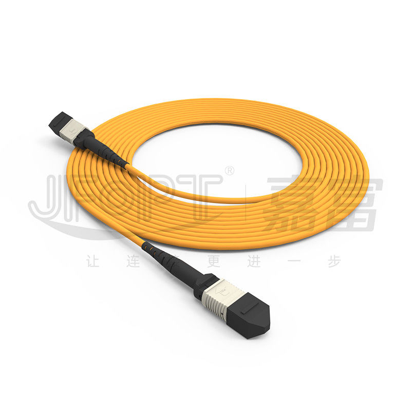 850nm Multimode Low Loss Ferrule MPO Trunk Cable Mehrkern-Fiberoptik-Patch Cord