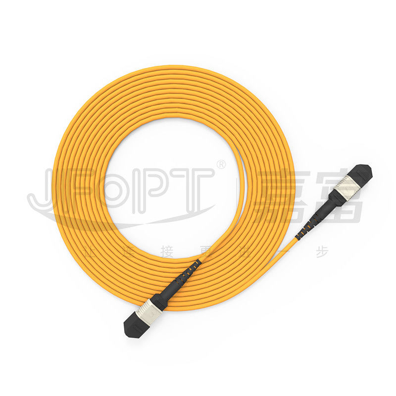 850nm Multimode Low Loss Ferrule MPO Trunk Cable Mehrkern-Fiberoptik-Patch Cord