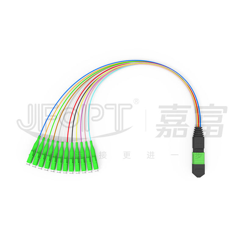 MPO-LC 0,9mm 12Cores Breakout Kabel angepasste Länge SM G657a1 Faser Mehrfaser Modul Box Adapter Patch Cord